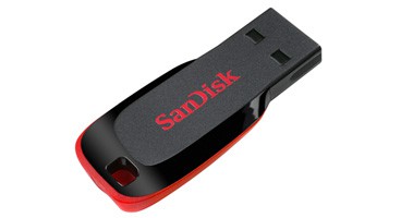 MEMORIA USB SANDISK CRUZER BLADE 4GB $14.900